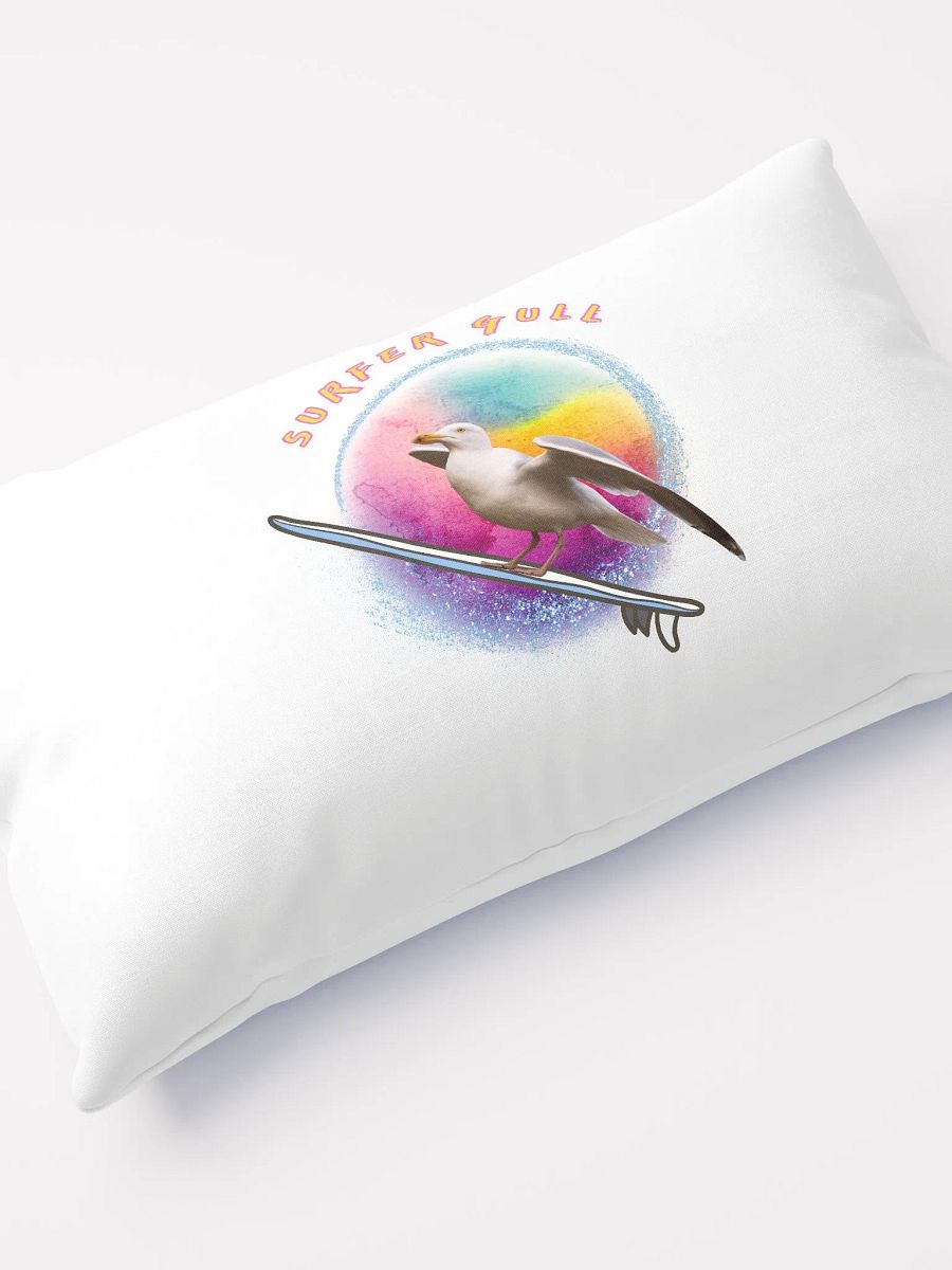 Soleil the Surfer Gull Throw Pillow product image (10)
