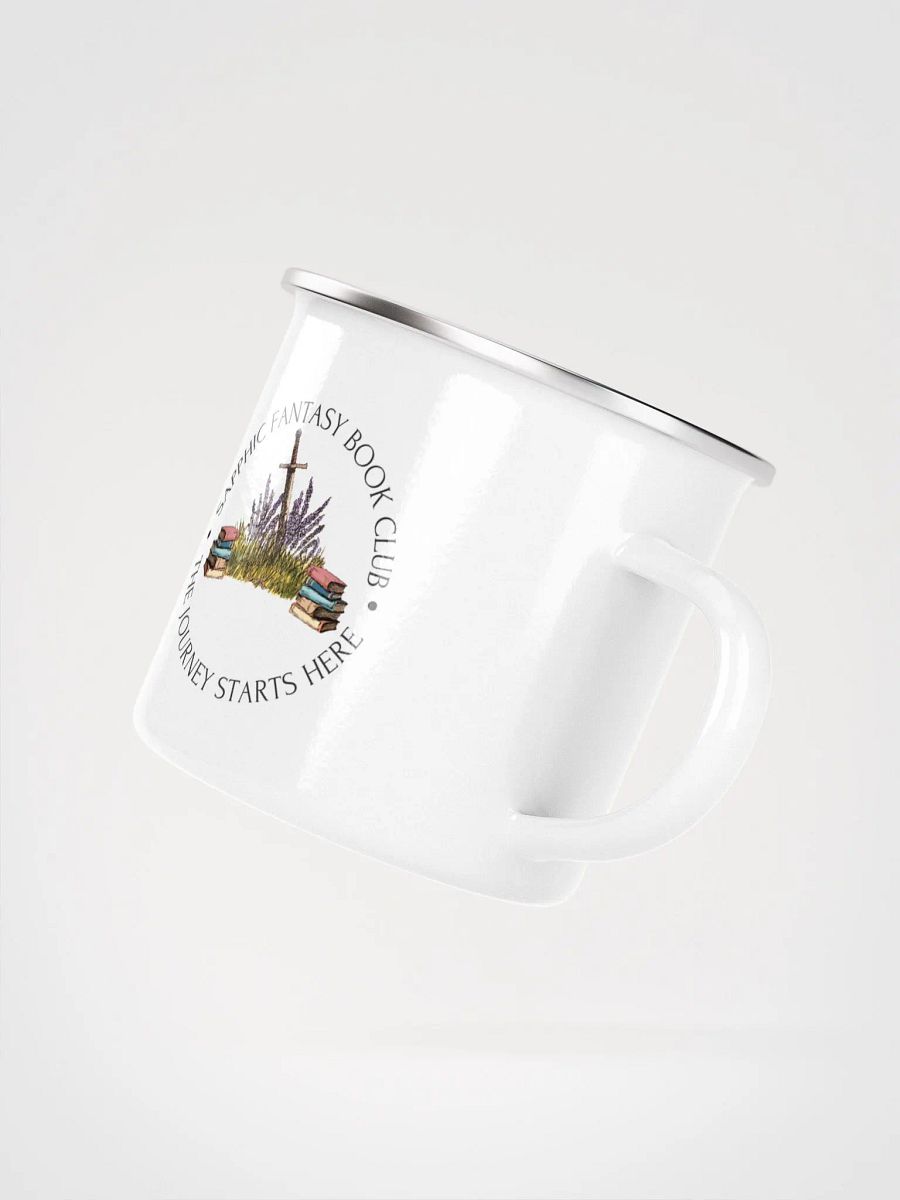 Sapphic Fantasy Book Club Enamel Mug product image (3)