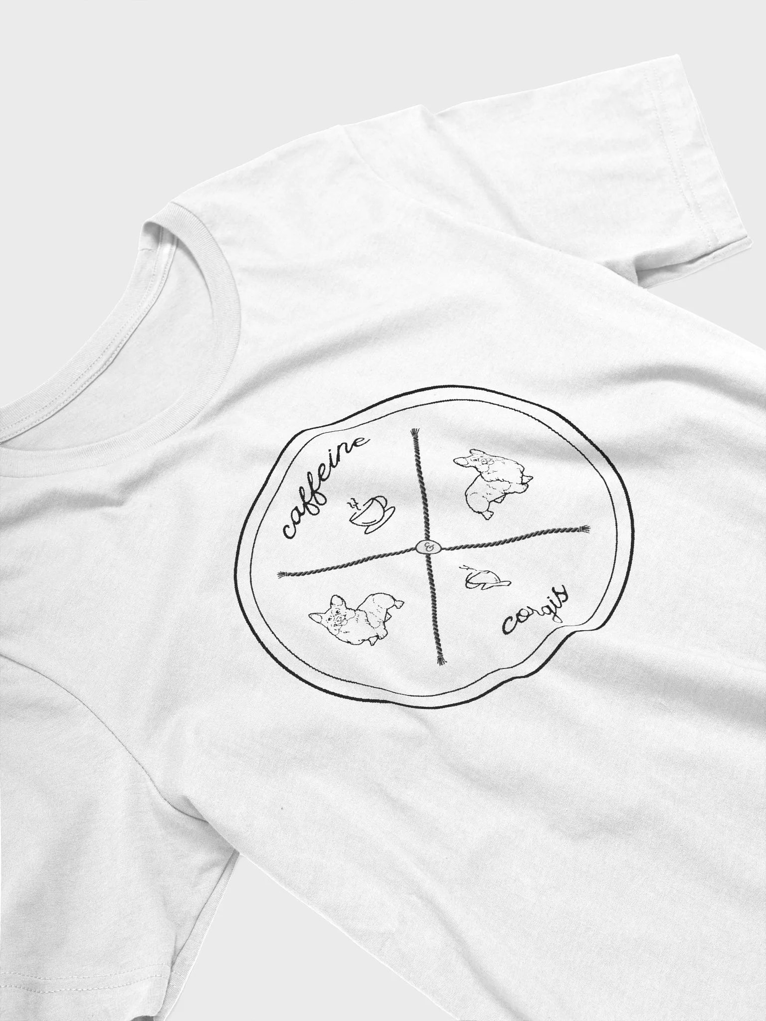 Women's Caffeine & Corgis Tee product image (3)