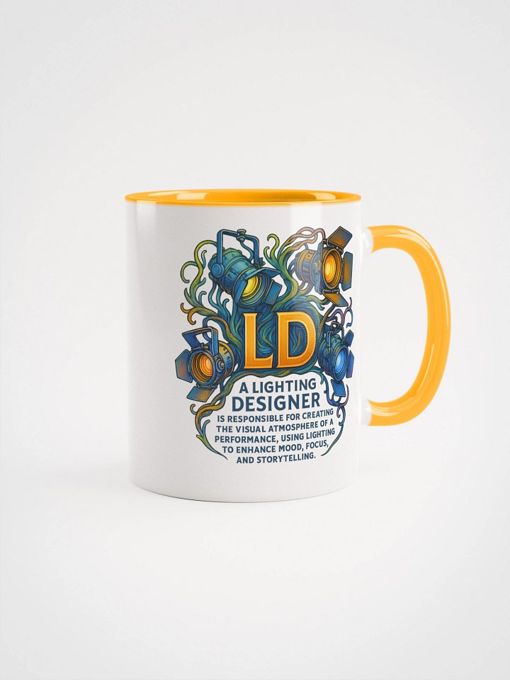Theatrically Jerry: "LD (Light Designer) Organic Series" Mug product image (10)