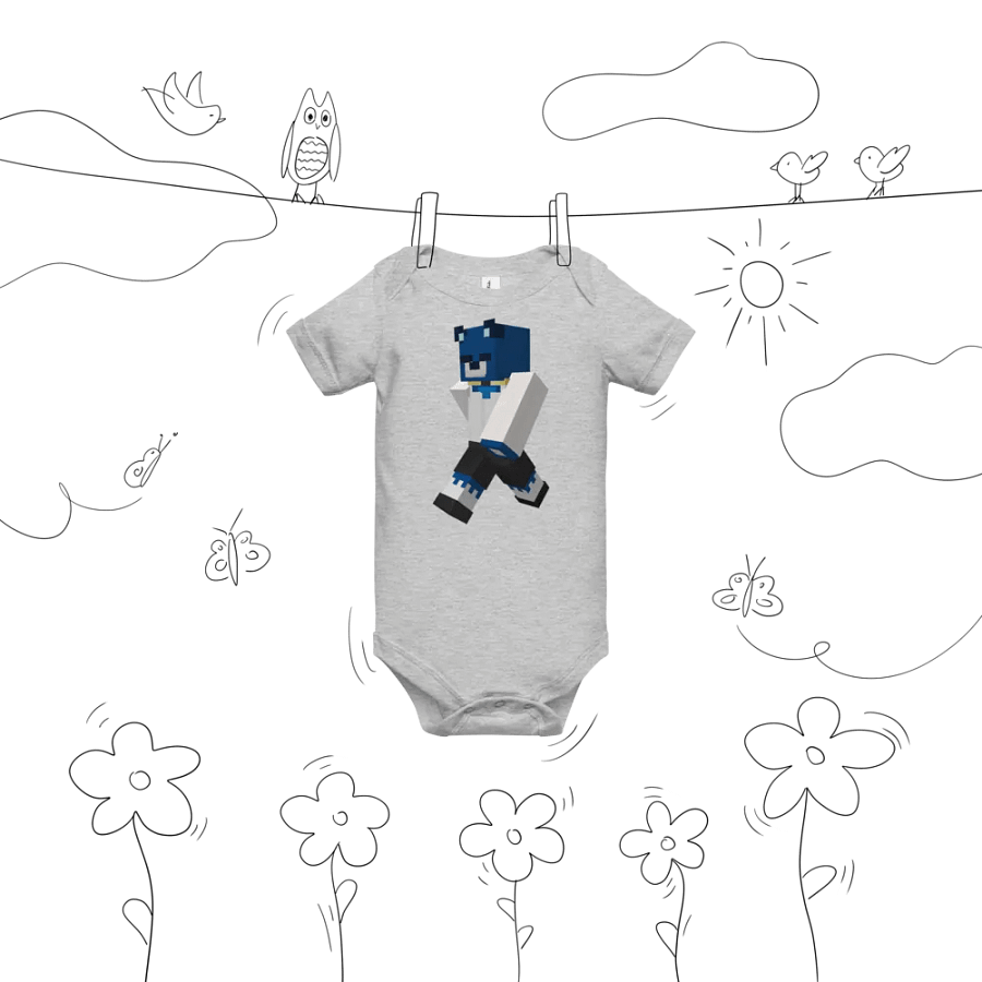 Minecraft Baby Short Sleeve One Piece product image (7)