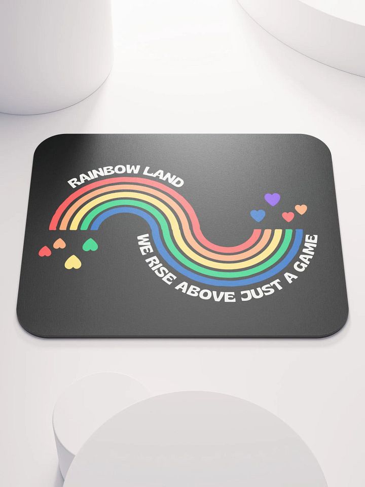 Rainbow Land Mousepad Black product image (1)
