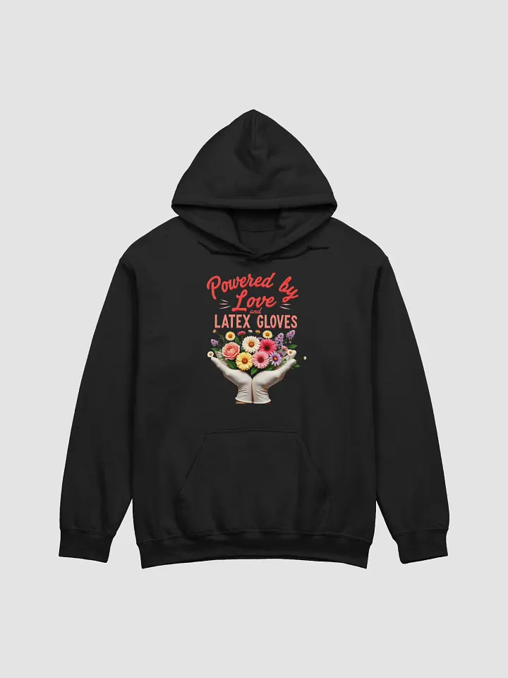 Powered by Love Latex Gloves Bouquet Hoodie product image (3)