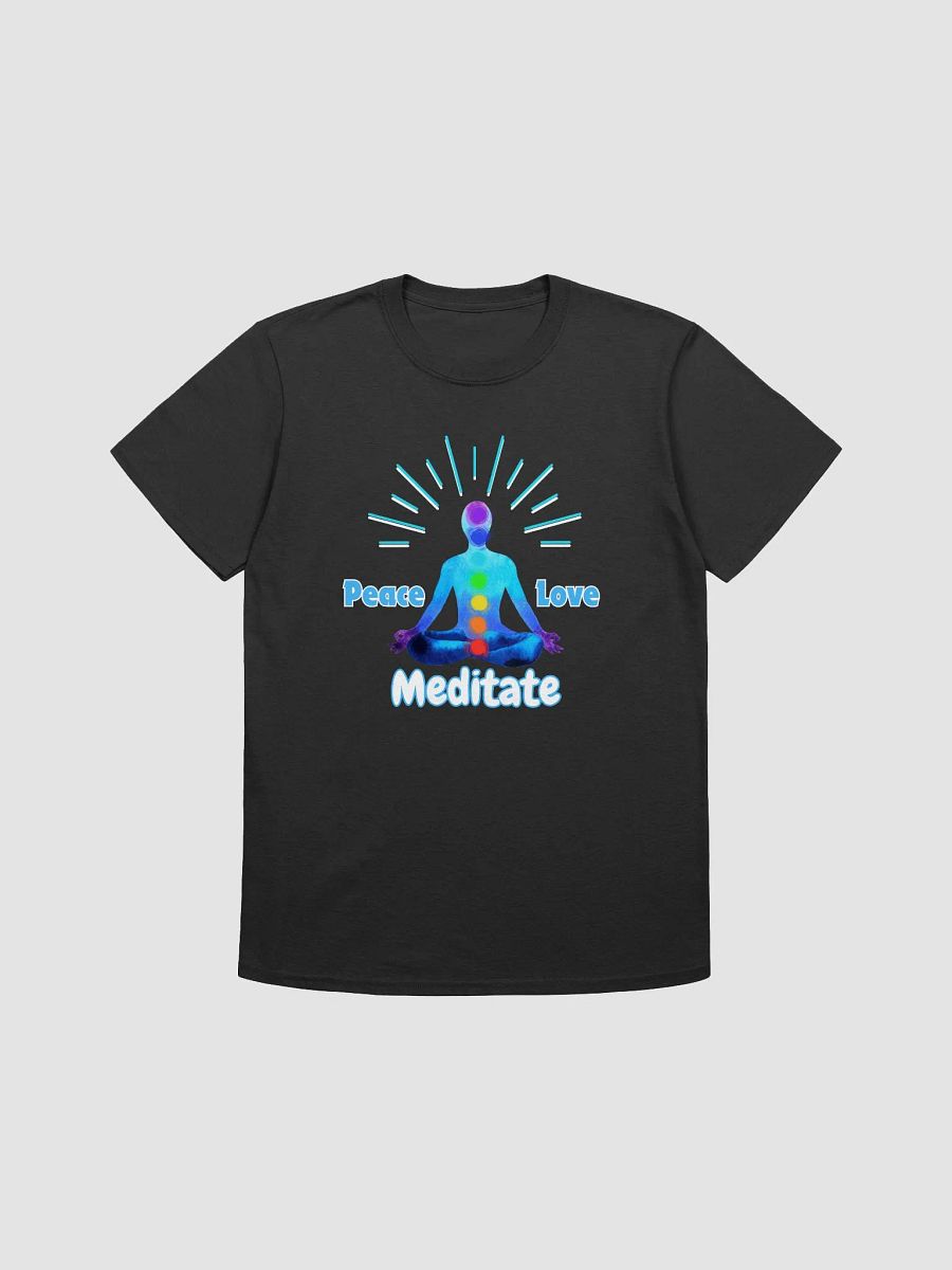 Peace Love Meditate Unisex Softstyle T-Shirt product image (1)