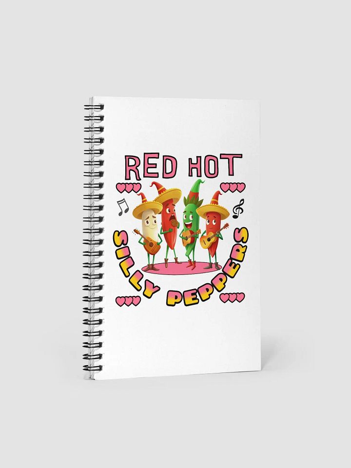 Red Hot Silly Peppers Musical Notebook product image (1)