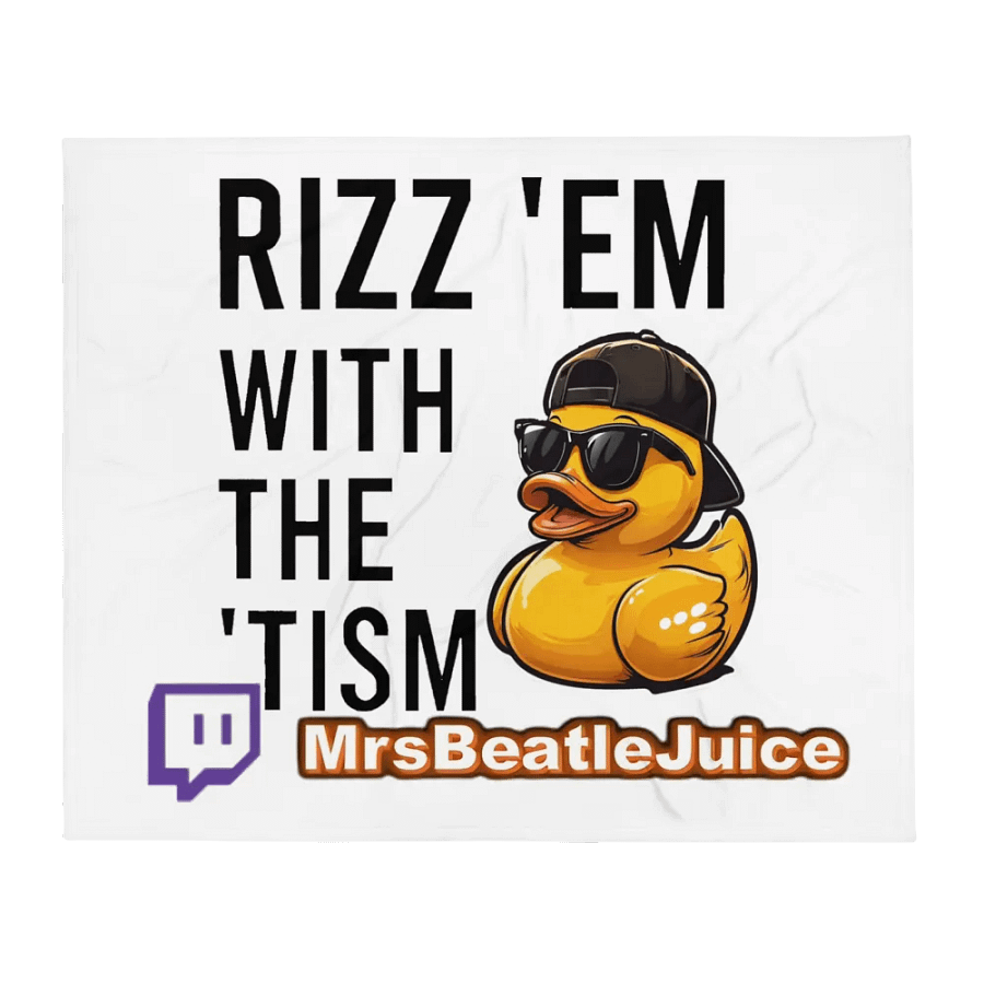 Throw Blanket - 'Tism Rizz product image (1)