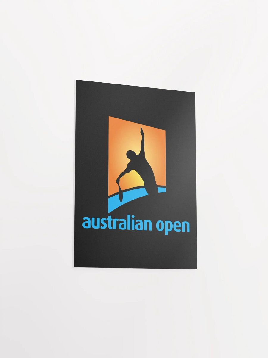 Australian open Tennis Silhouette Poster product image (39)