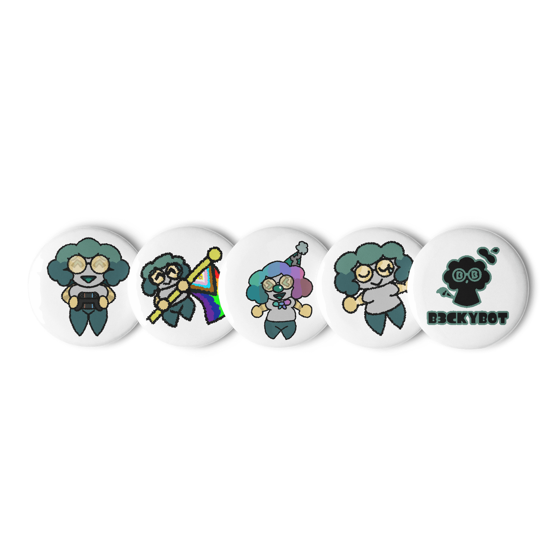 B3CKY Button Pins product image (1)