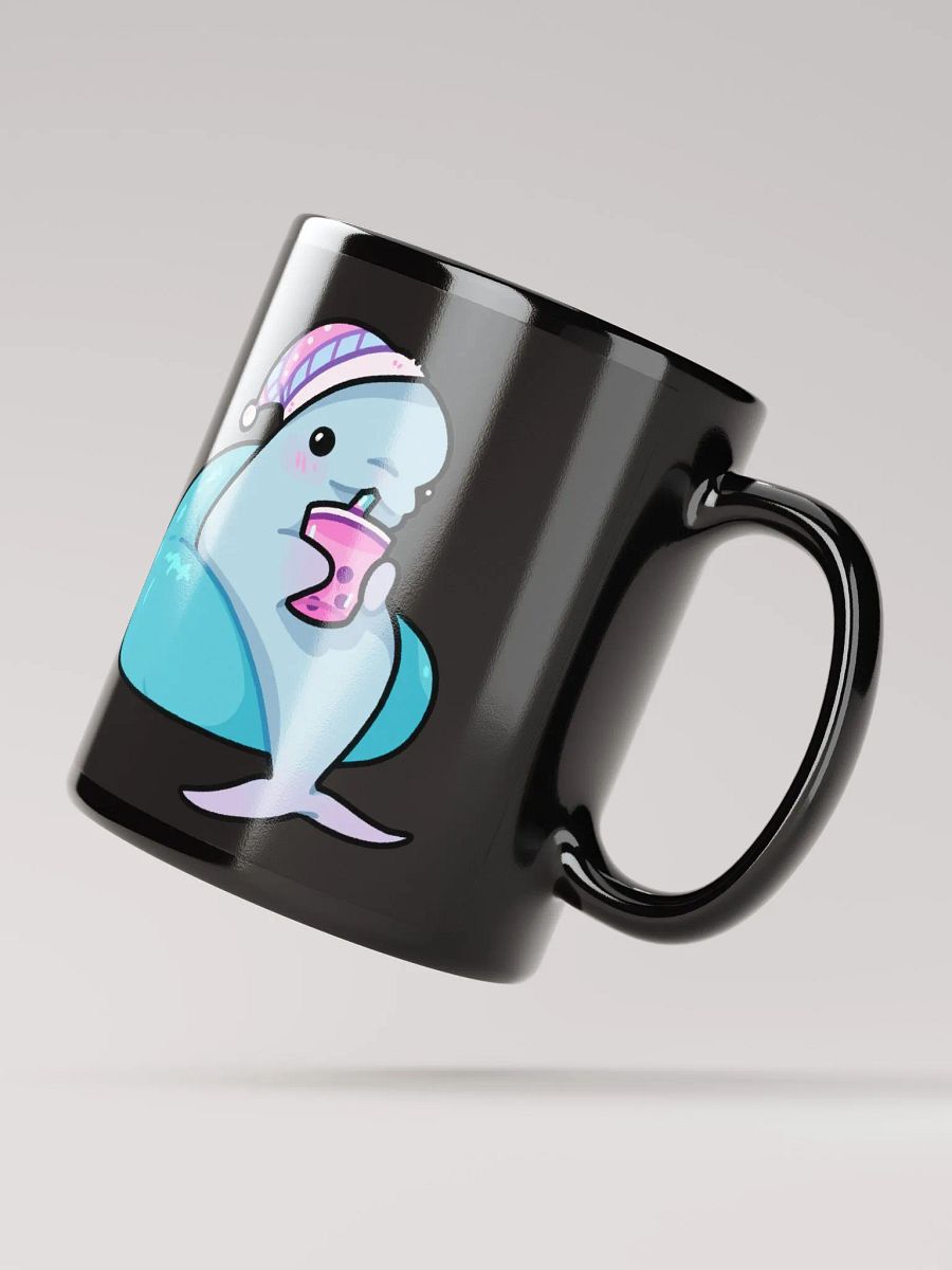 Boba Beluga Black Mug product image (2)