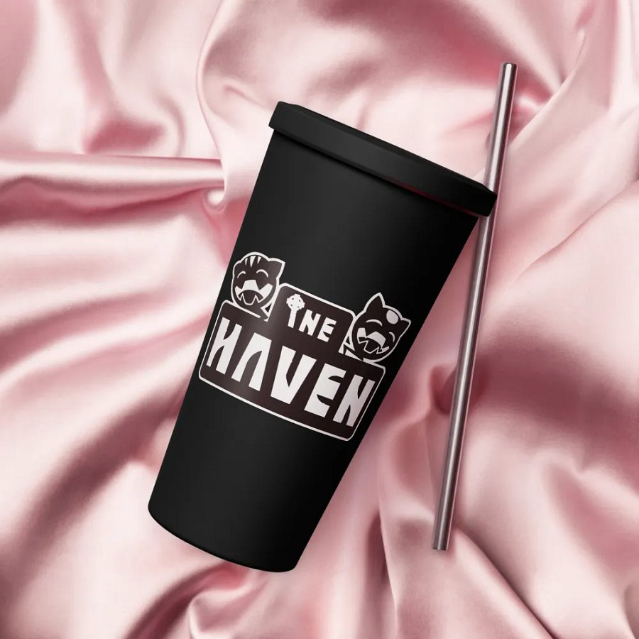 Metal Insulated Haven Logo Screw-Top Tumbler w/ Straw product image (7)