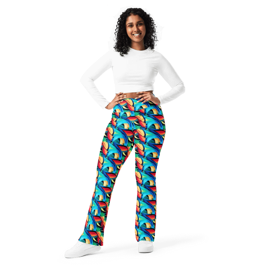 Rainbow Weave Yoga Pants product image (2)