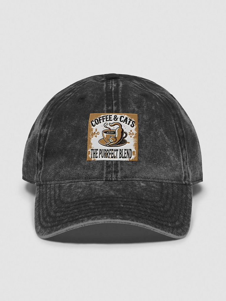 Cats Coffee Blend Vintage Dad Hat product image (2)