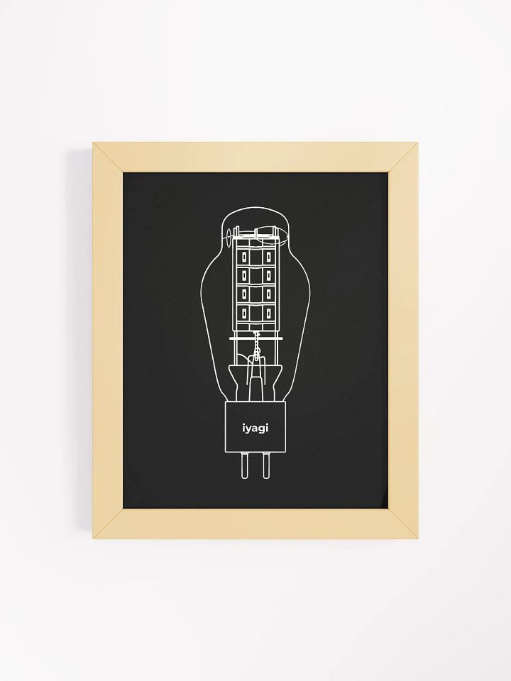 Premium Framed iyagi 300B Tube Poster (black) product image (1)