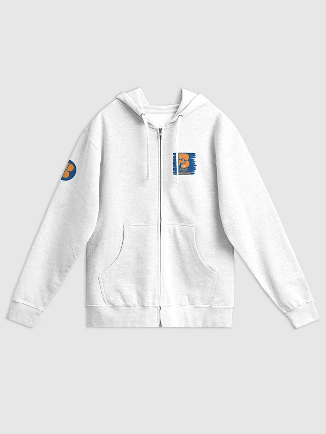 ATM spread letters Zip Up Hoodie (White) product image (1)