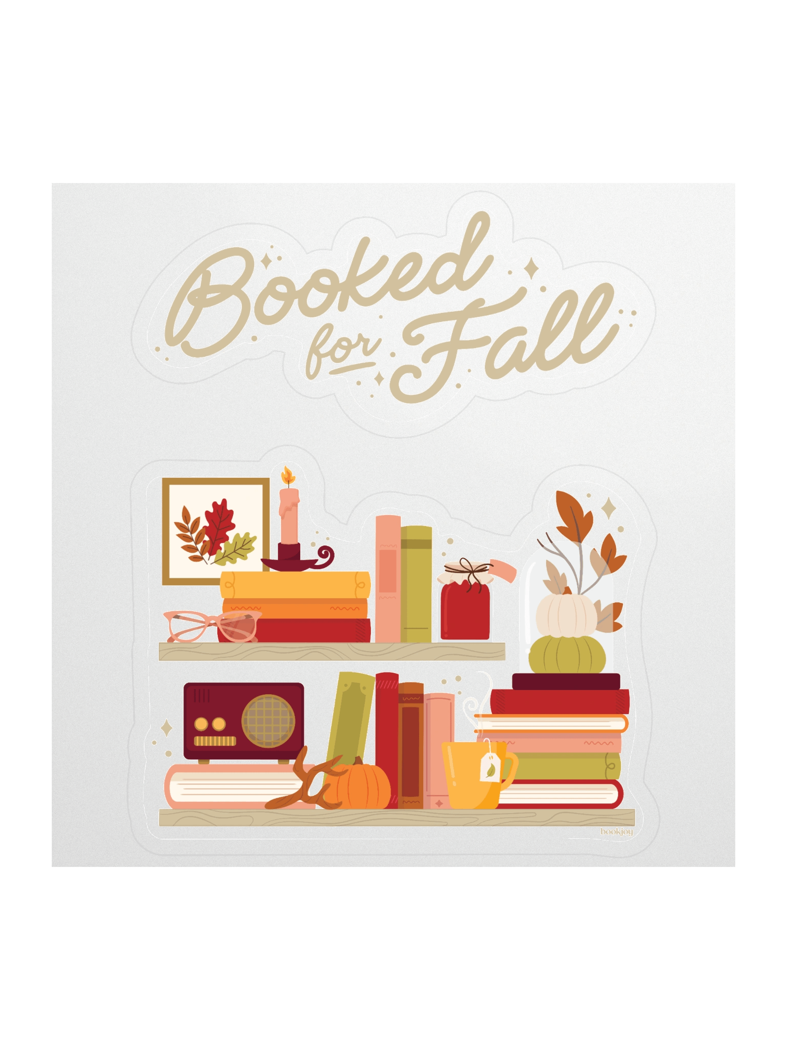 Booked for Fall Stickers product image (1)