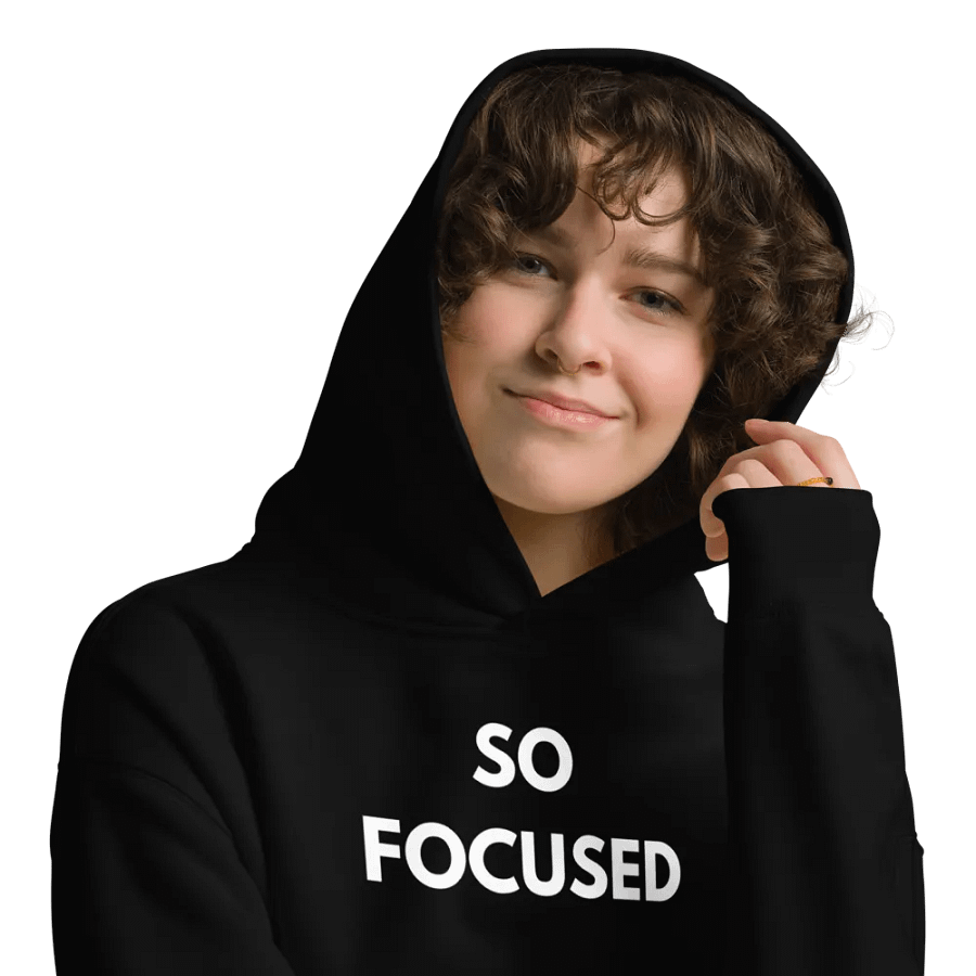 So Focused Motivational Hoodie product image (9)
