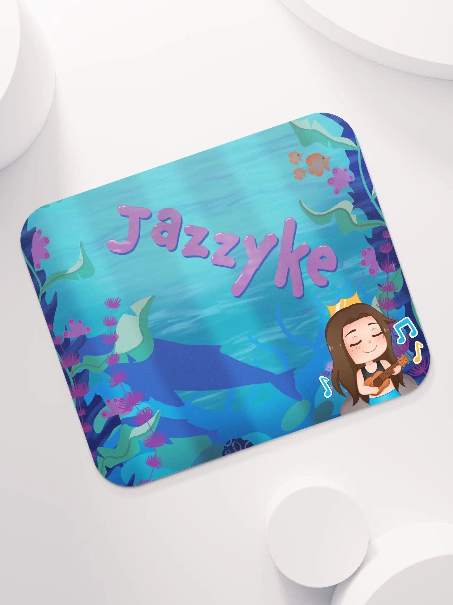 Watery Scène (Logo) ~ Mouse Mat product image (7)
