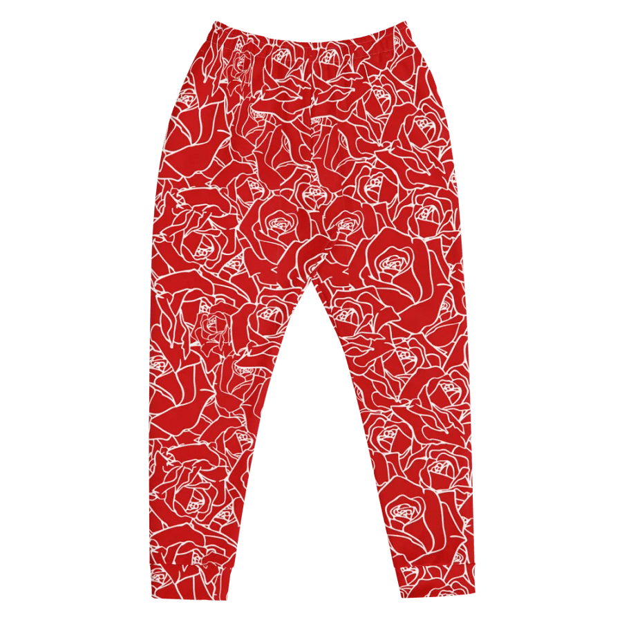 Loads of Roses · red-white joggers product image (9)