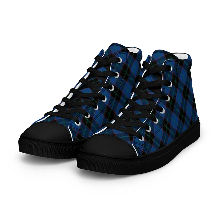Hume Tartan Men's High Top Shoes product image (2)