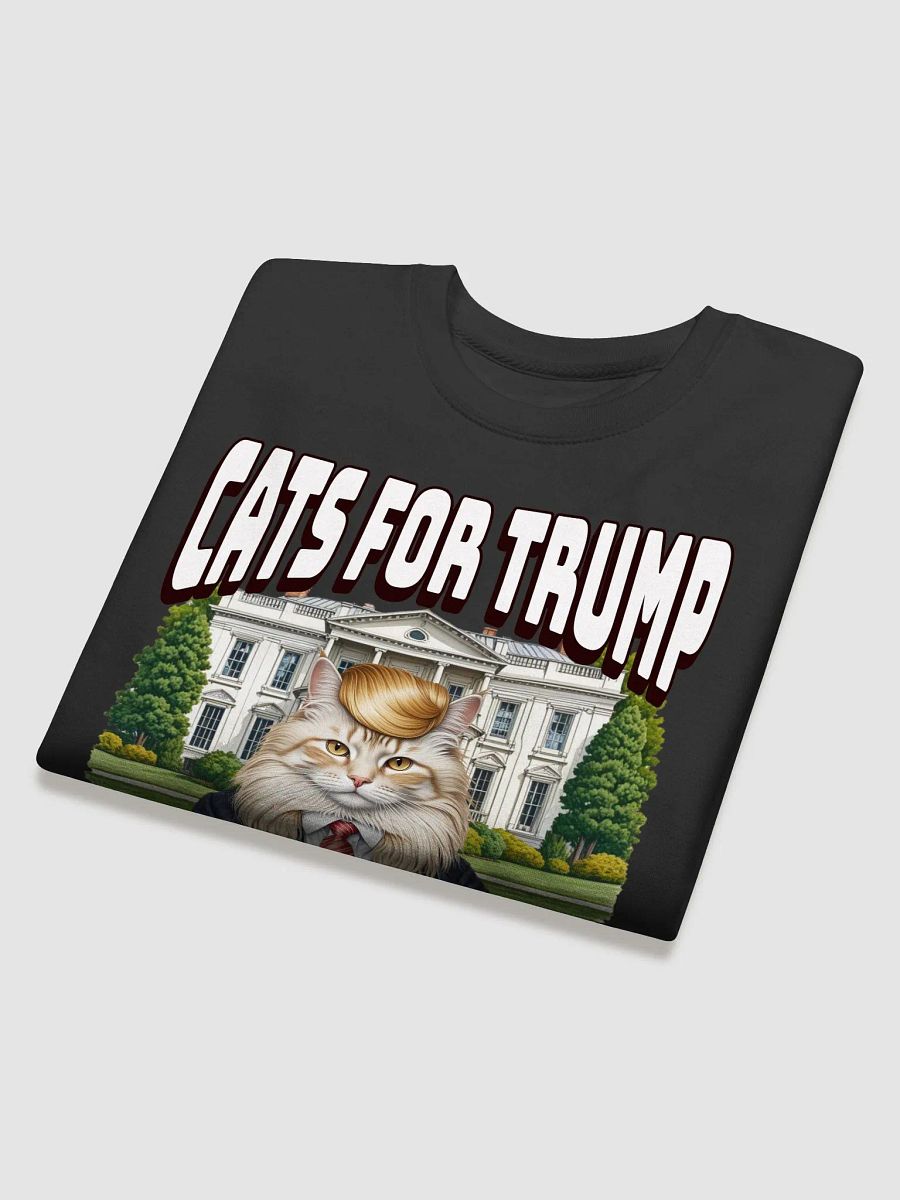 CATS FOR TRUMP 2024 MAKE CATS SAFE AGAIN UNISEX SWEATSHIRT product image (14)