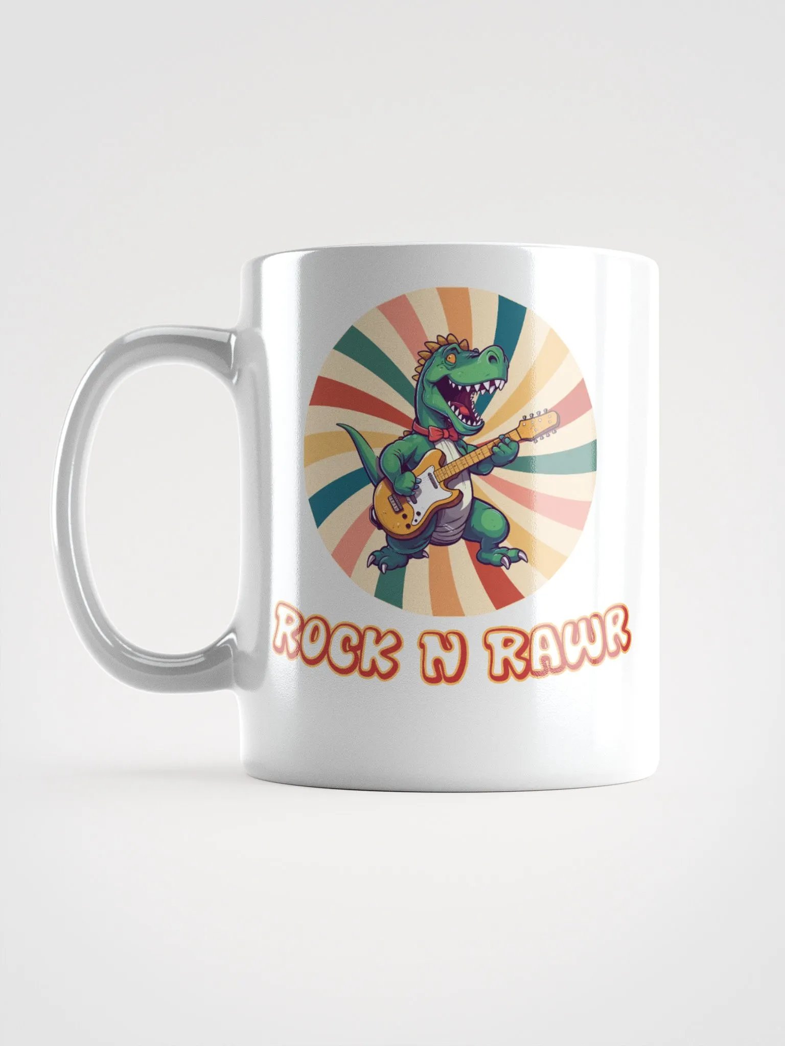 Rock n Rawr Dinosaur Kawaii Mug product image (6)
