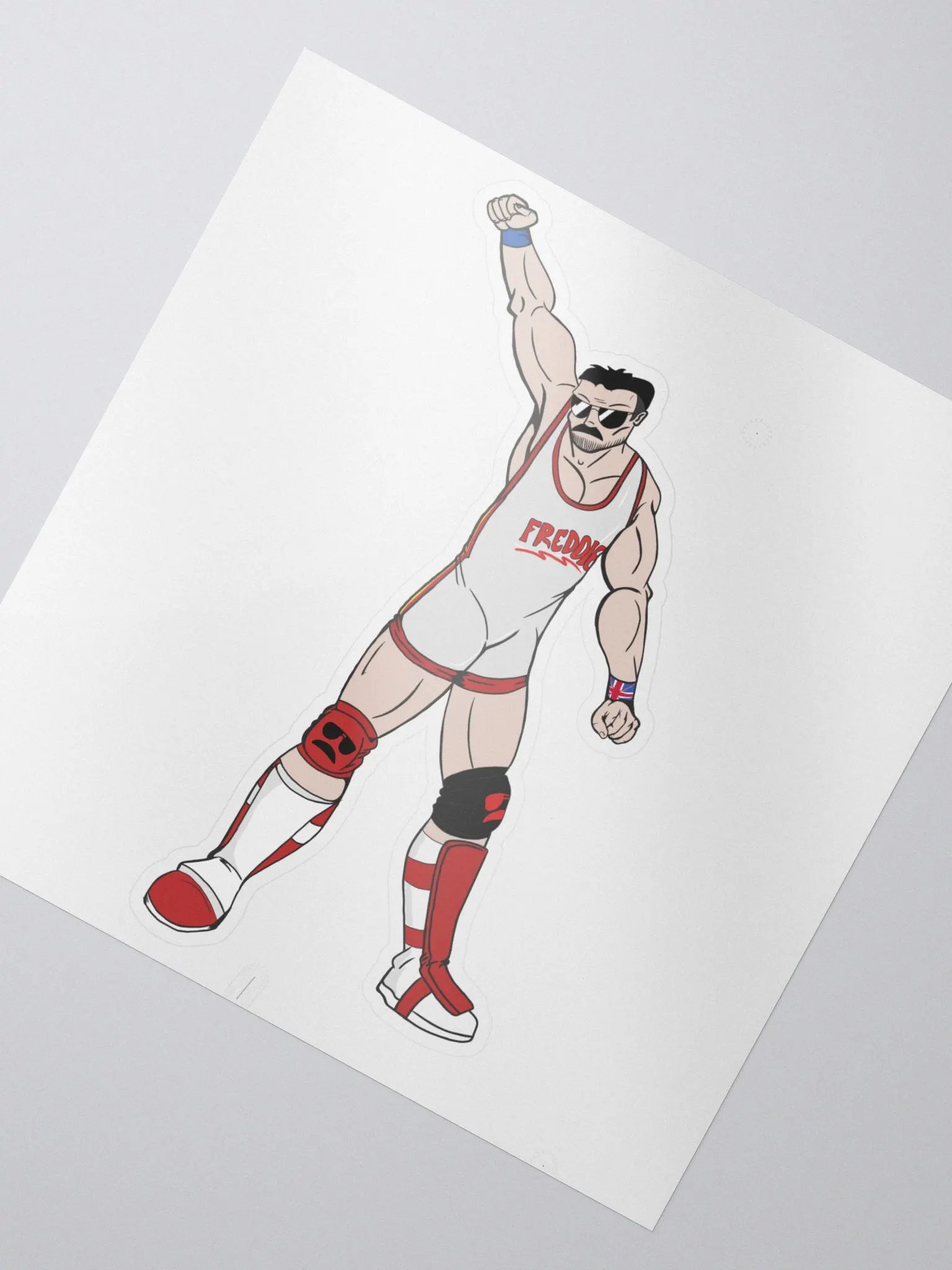 LuchaFreddie the return toon sticker product image (2)
