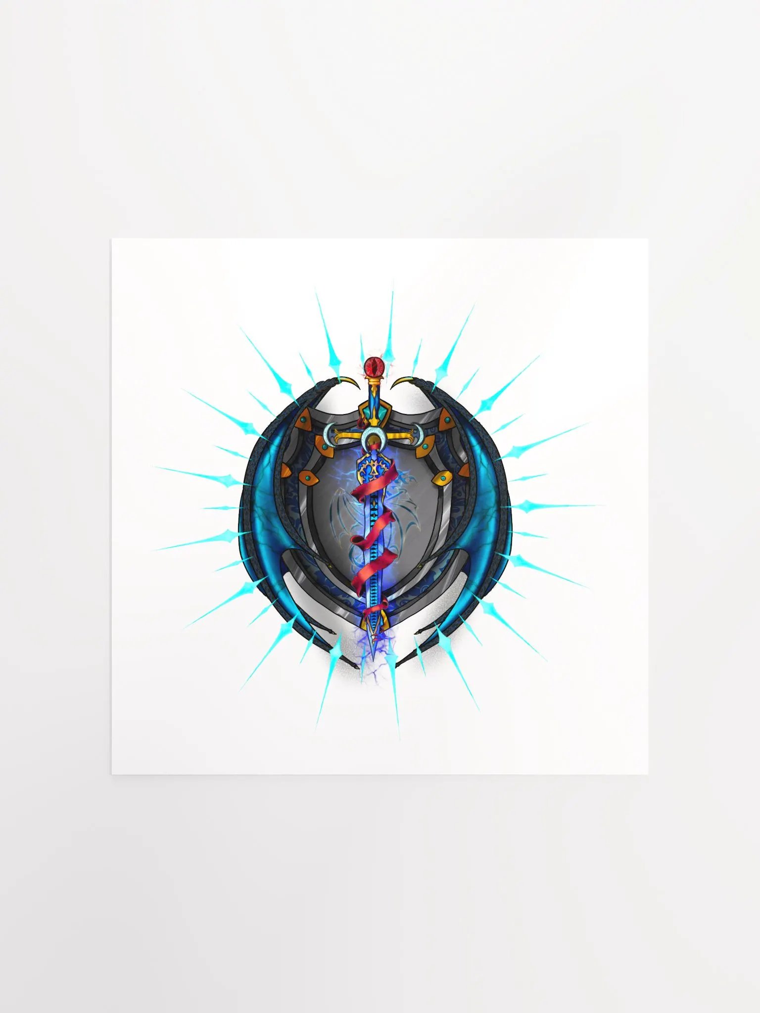 Azure Vice Commander Crest Print product image (1)