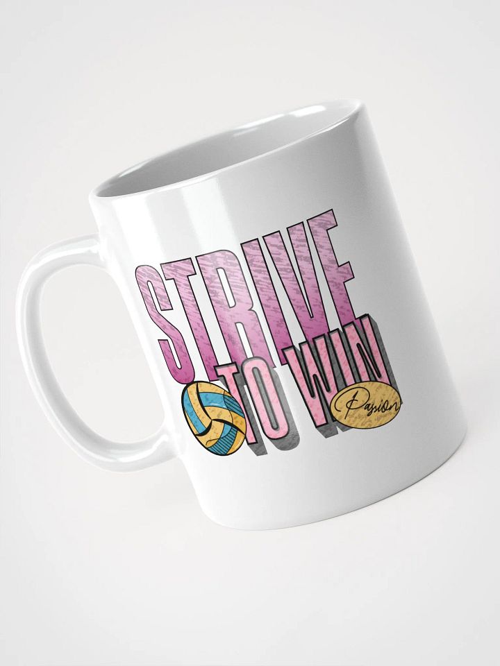 Strive To Win Passion Volleyball Mug product image (2)