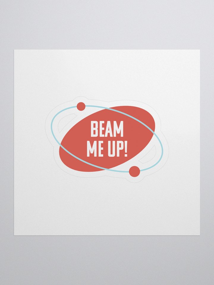 Atomic Orbit Kiss Cut Stickers product image (1)