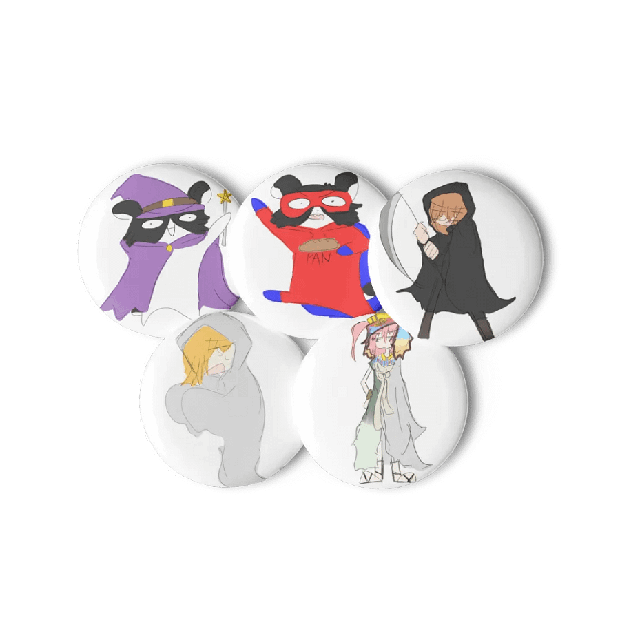 Moon of the Daylight Characters Halloween pin buttons part3 product image (6)
