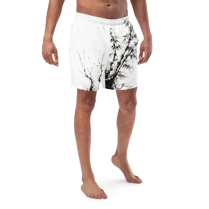 Bamboo Print Swim Trunks product image (2)