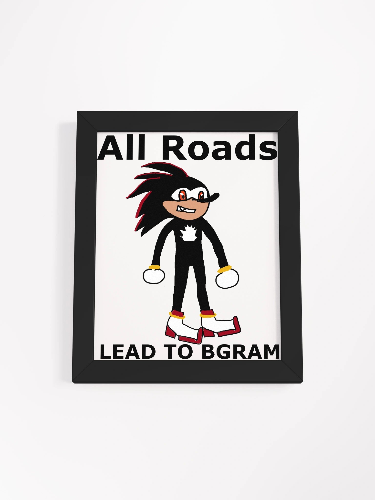 All Roads Lead to Bgram Framed Poster product image (1)