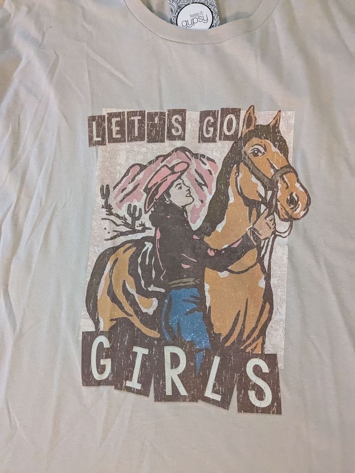 3X Let's Go Girls Vintage Look Tee product image (2)