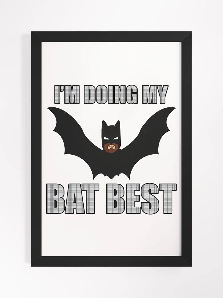 Bat Best - Large Logo Poster product image (1)