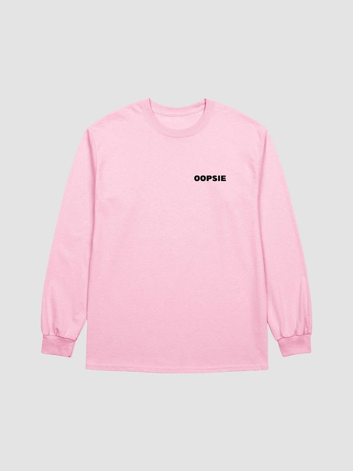 OOPSIE LONG TEE (BLACK) product image (2)