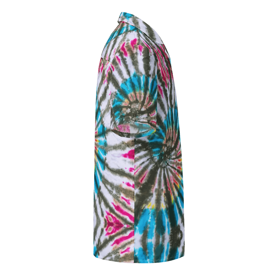 Cosmic Burst Tie-Dye Hawaiian Shirt product image (4)