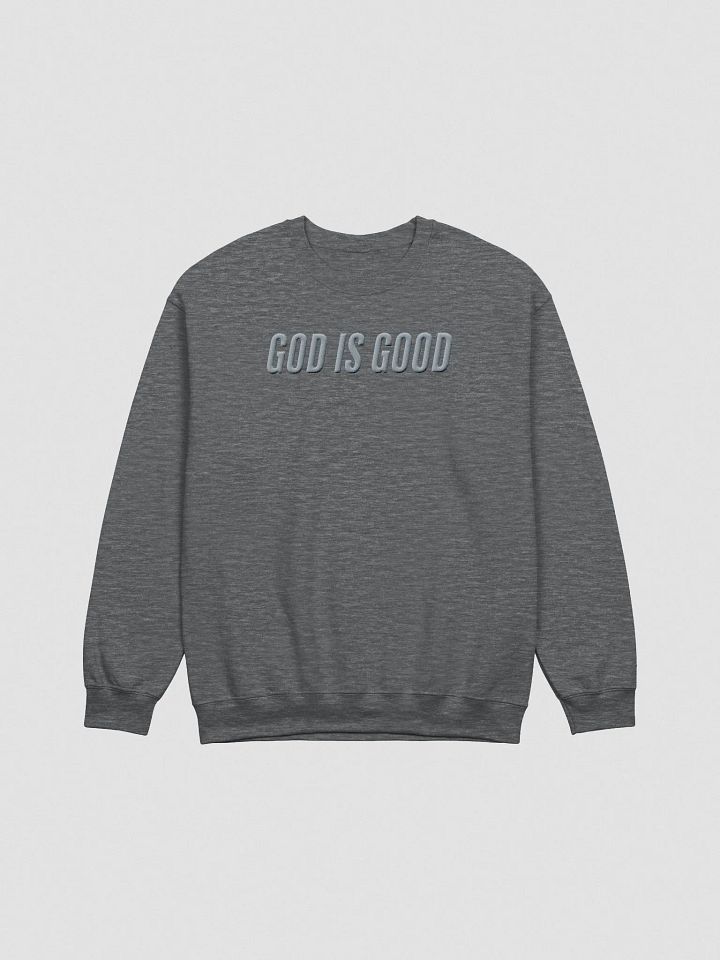 God is Good - Gray Monochromatic Crewneck product image (1)