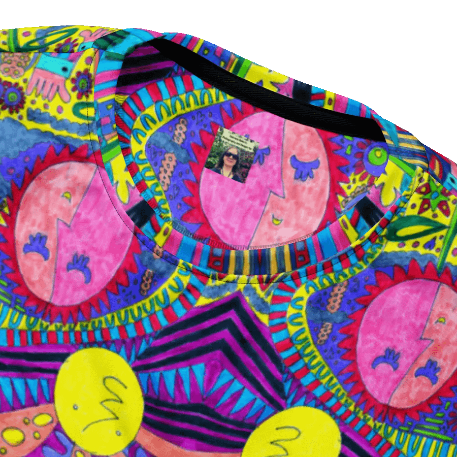 Abstract Surreal Doodle Landscape Mirrored Sweatshirt product image (7)