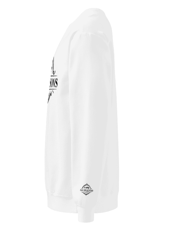 SALAM & SONS CHANDIWALE Official Crewneck White Sweatshirt product image (4)
