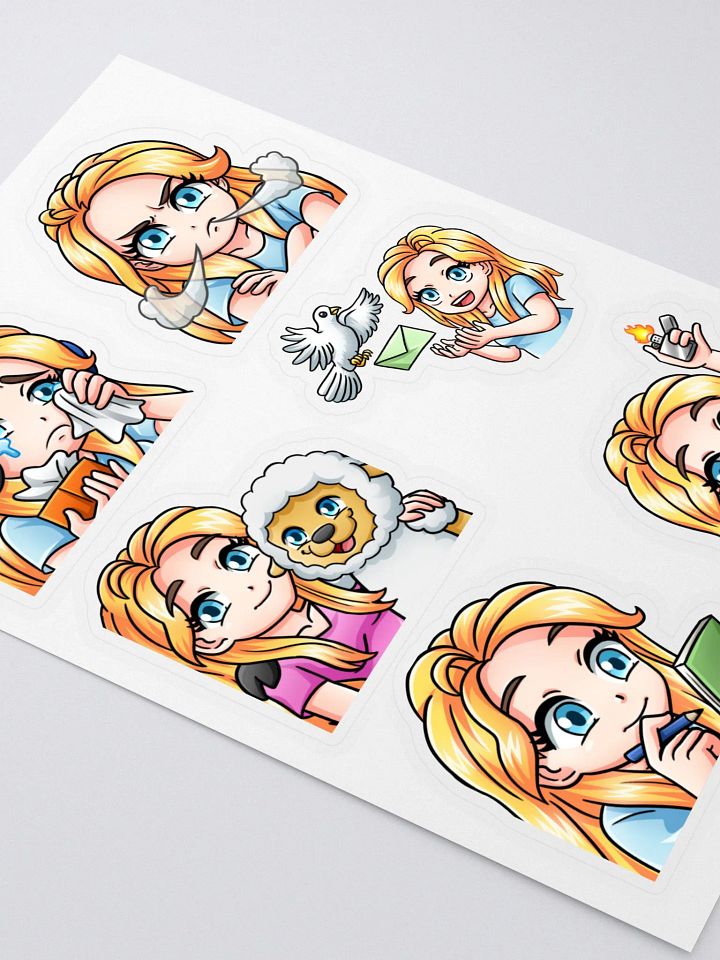 Melissa Emote Stickers Set 3 product image (2)