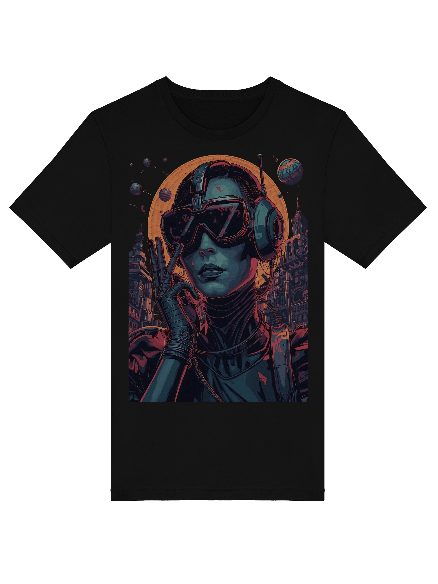 Synthwave City Drive Lightweight T-Shirt product image (4)