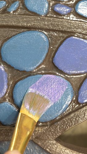 I used 2mm EVA foam for the scales and color shift paint for the iridescent effect.

#howtotrainyourdragon

Check out the ful...