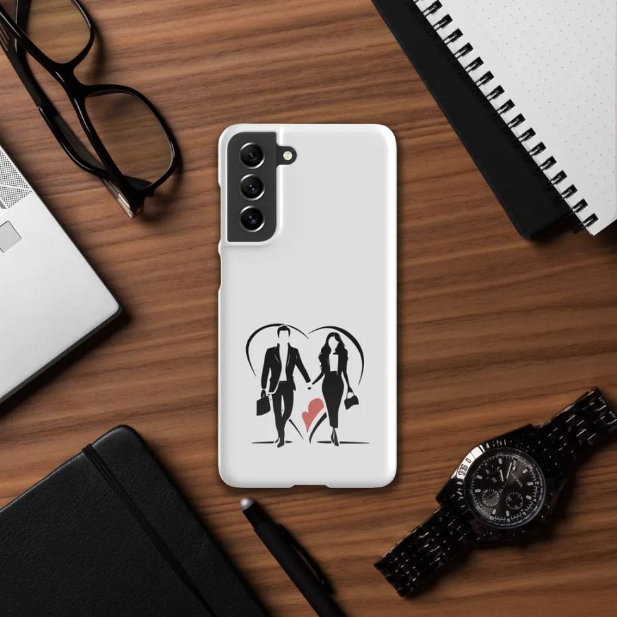 Modern Love Logo Snap Case for Samsung (White) product image (12)