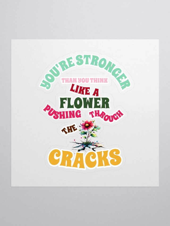 Flower Power Kiss Cut Stickers product image (1)