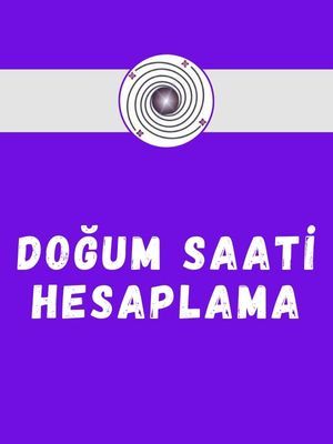 Doğum Saati Hesaplama product image (1)