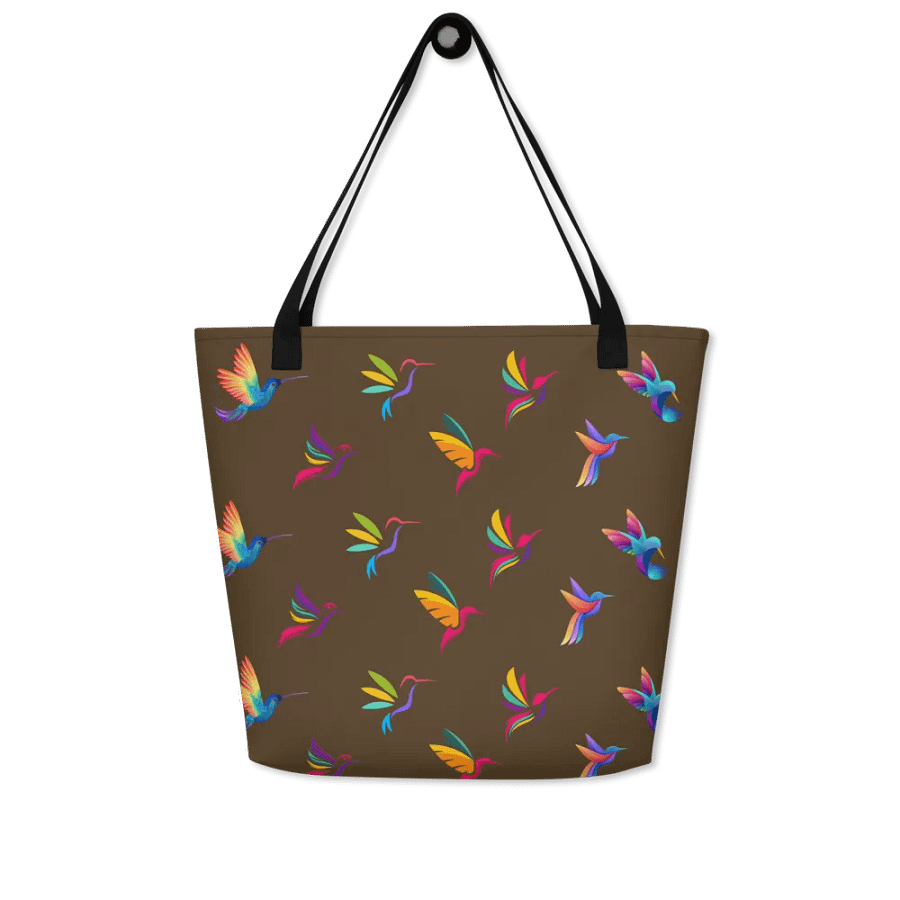 Vibrant Hummingbird Haven Tote mor nature lovers product image (5)