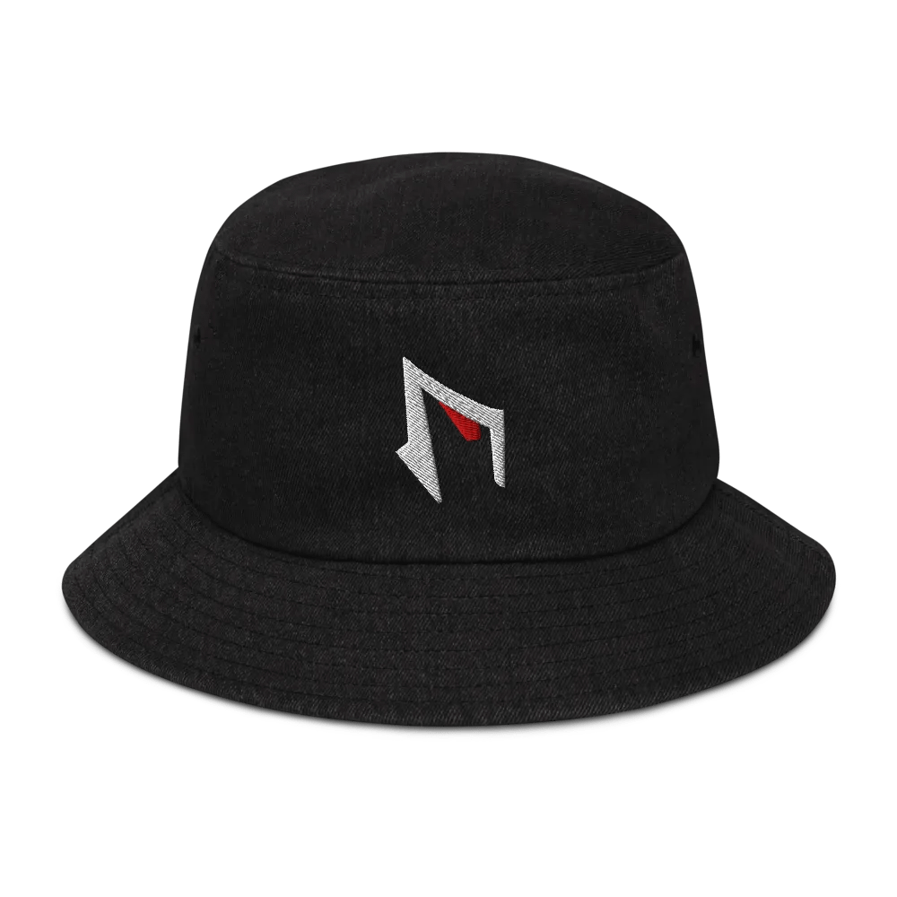 Geometric Fusion Denim Bucket Hat product image (1)