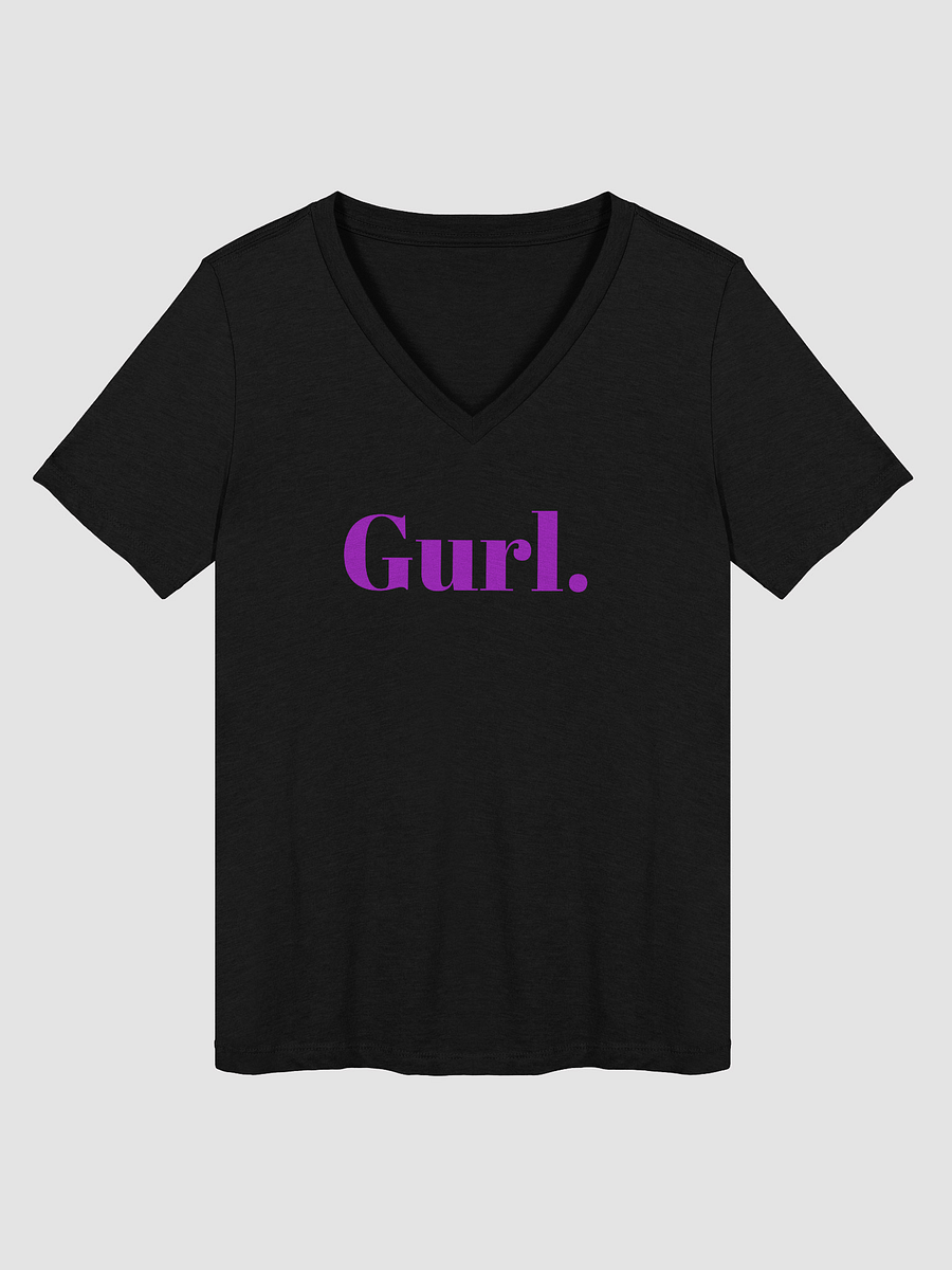 Gurl Relaxed V-Neck Tee - Lavender product image (3)