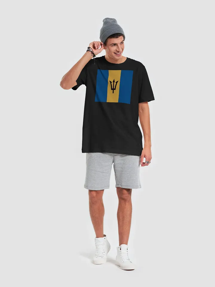 Exclusive Barbados Flag Unisex T-Shirt - Graphic Grove Supersoft Tee product image (2)