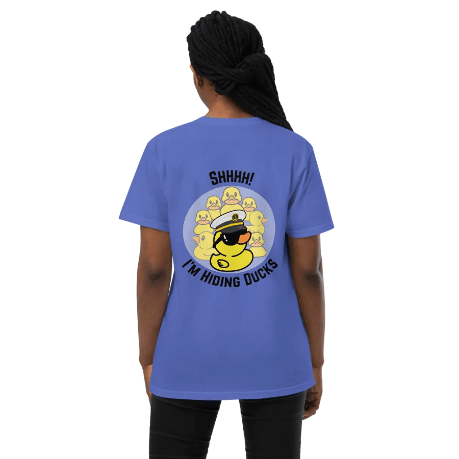 Adult Hiding Ducks T-Shirt - Blue product image (5)